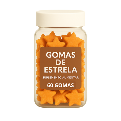 Terceirização de Gummies de Creatina ESTRELA (500-1000 unidades) 60 gomas