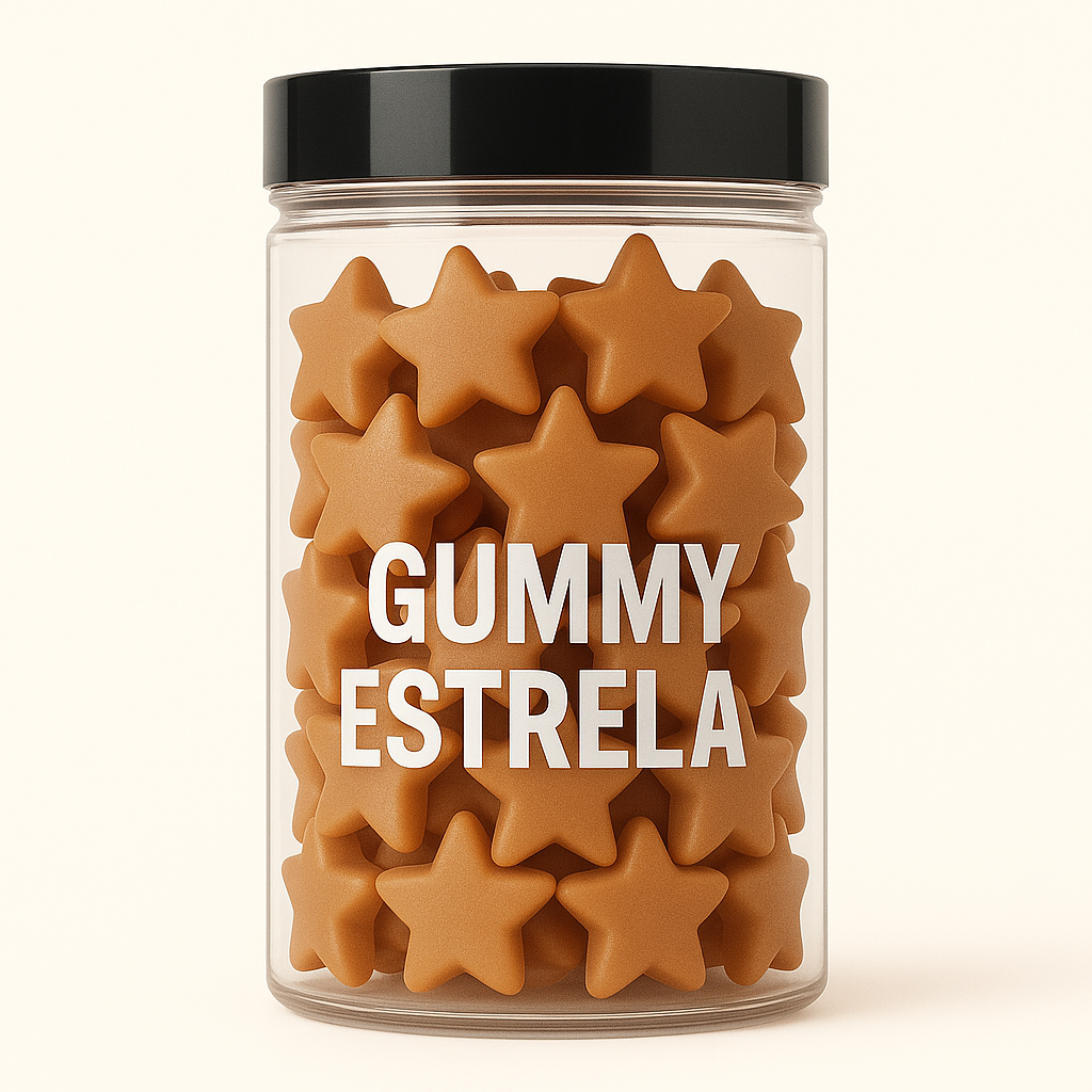 Terceirização de Gummies de Whey ESTRELA (500-1000 unidades) 120 gomas