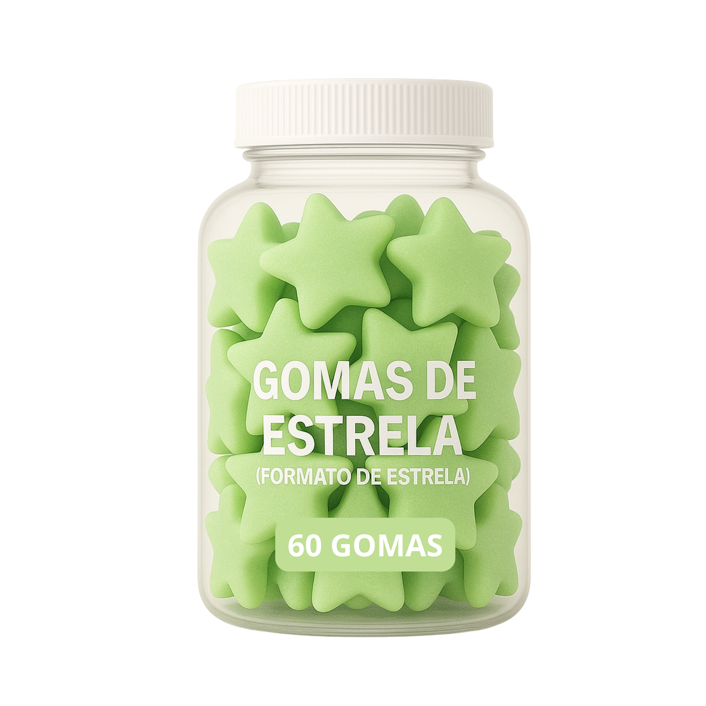 Terceirização de Gummies de Creatina ESTRELA (500-1000 unidades) 60 gomas